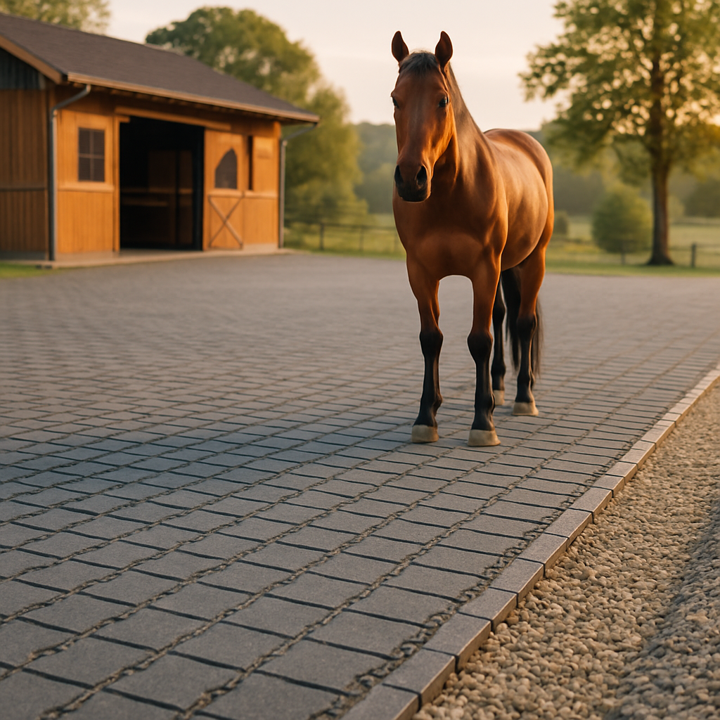Paddockplatten für Pferdekoppeln – Materialien & Verlegetipps